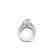 18K White Gold & Diamond Ring. 2.17 ct Center Diamond. - 2