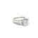 18K White Gold & Diamond Ring. 2.17 ct Center Diamond. - 3