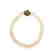 Double Strand Pearl Choker with 14K, Garnet & Pearl