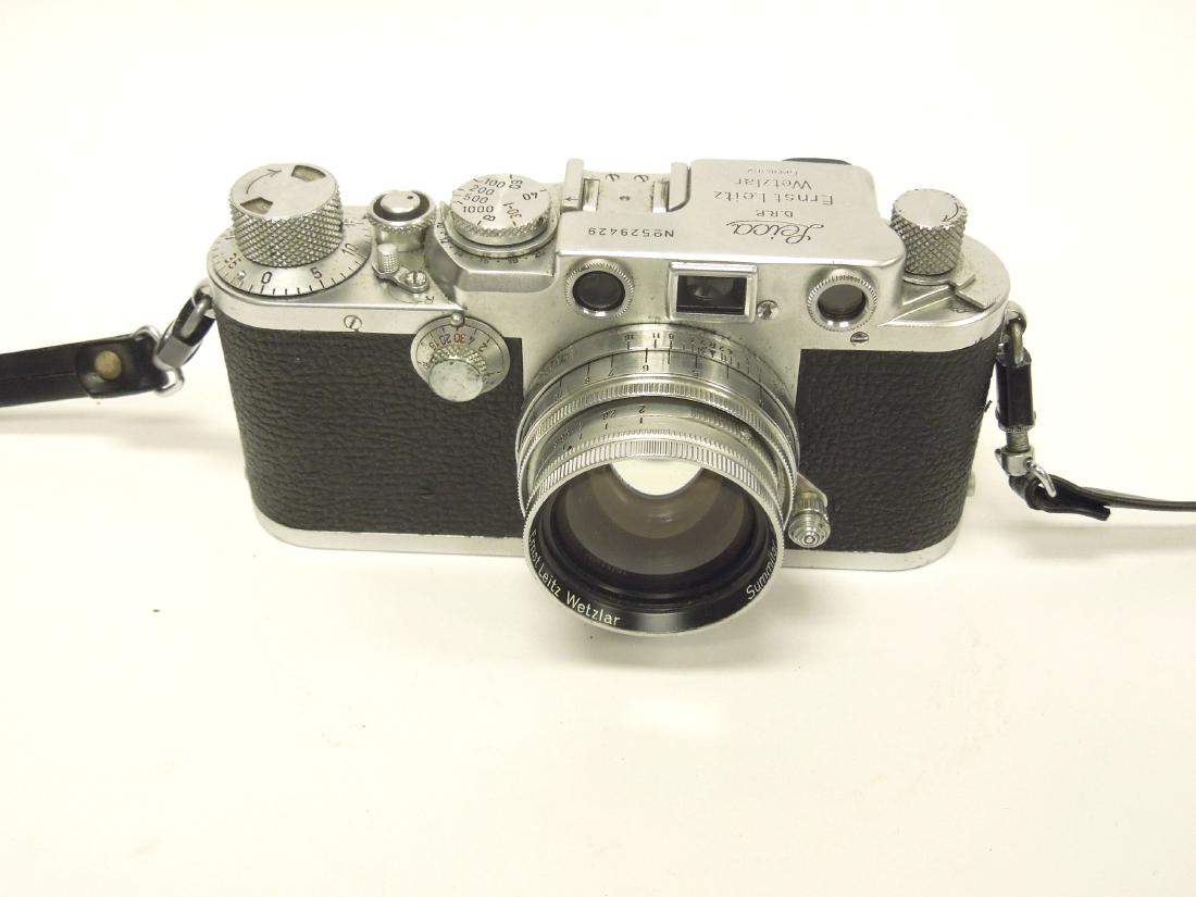 Leica Iiif Camera With Summitar 5cm F2 Lens.