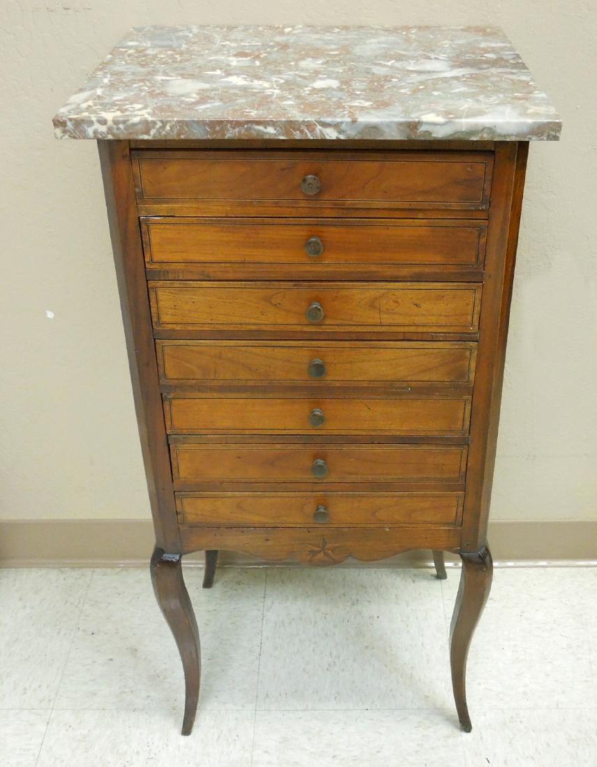 Circa 1900 Walnut Flatware Chest Jul 20 2019 D G W