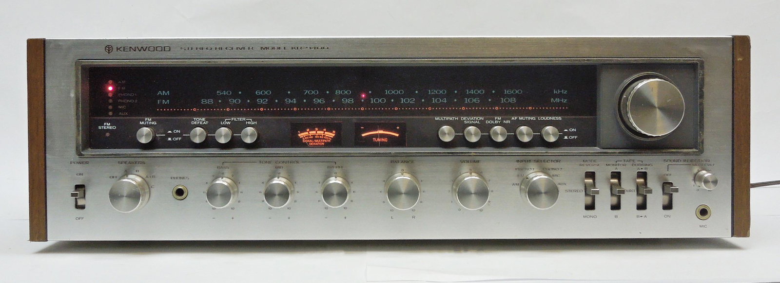 Kenwood KR-9400 Stereophonic Receiver. (1 of 1)