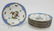 (9) Herend Rothschild Bird Blue Salad Plates.