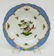 (9) Herend Rothschild Bird Blue Salad Plates. - 3
