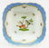 Herend Rothschild Bird Blue Square & Triangle Dishes. - 2
