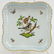 Herend Rothschild Bird Open Weave Square Dish & Basket. - 2