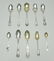 Group of Assorted Sterling Silver Spoons.