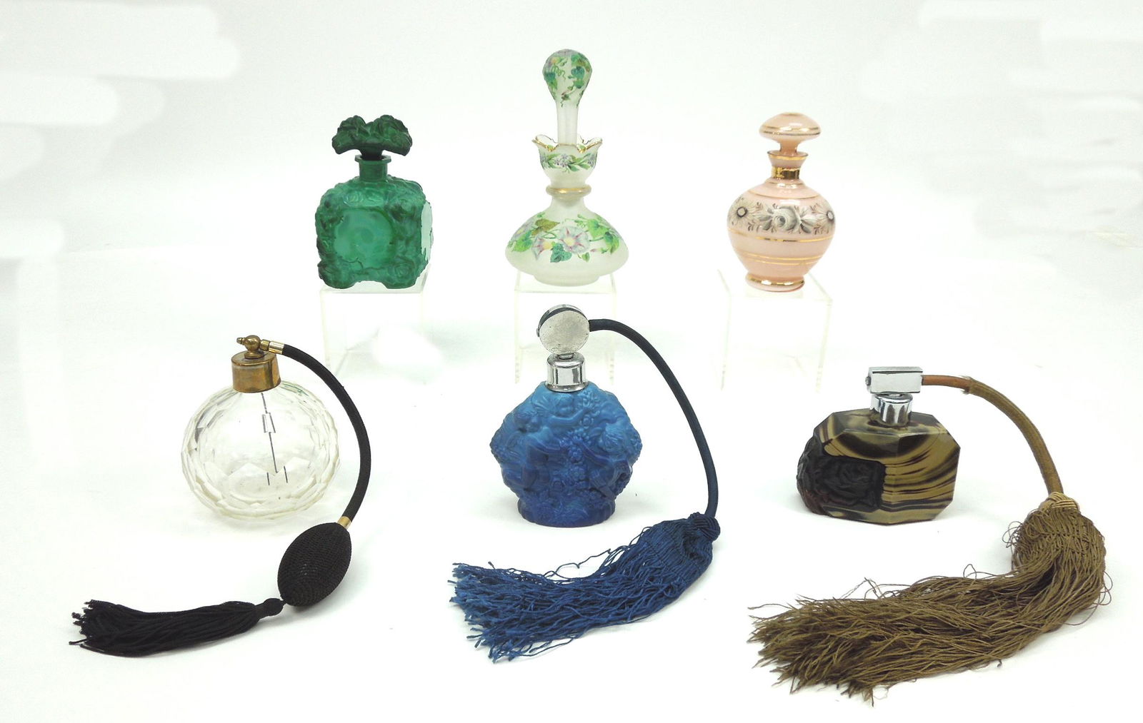 Group of Art glass Scent Bottles (1 of 4)