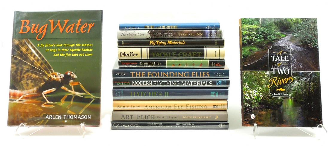 Twelve (12) Hardback Fly Fishing Books. (1 of 1)