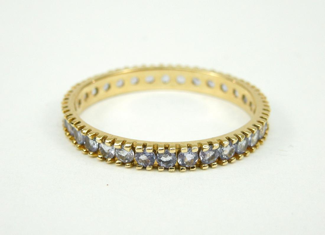 Tanzanite Eternity Band. (1 of 3)