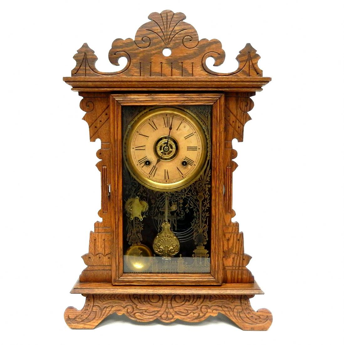 Ansonia 8-Day Mantle Clock . (1 of 4)