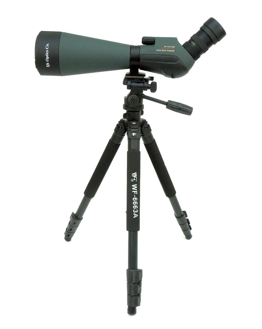 IJK Optics Co. 24-72x100 Spotting Scope with Tripod. (1 of 2)