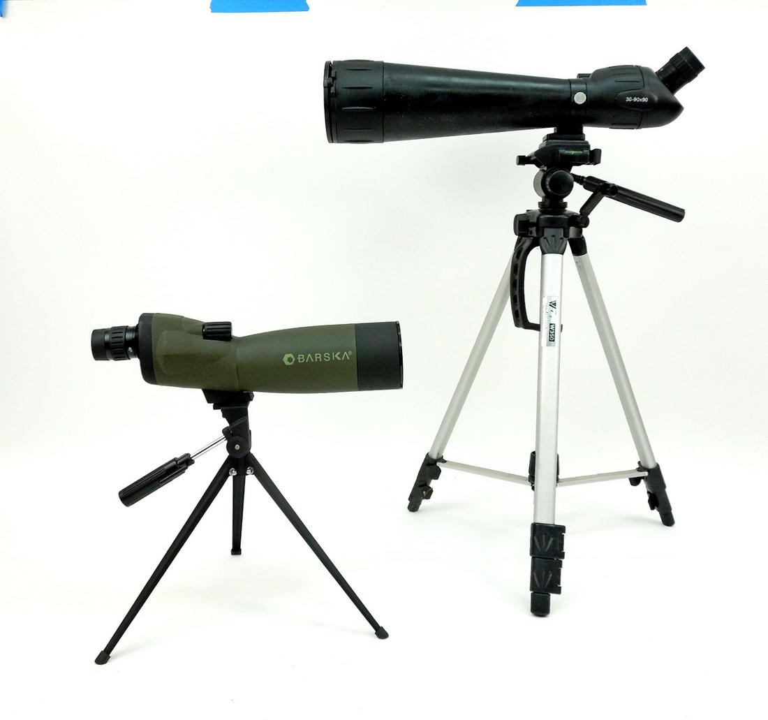 (2) Spotting Scopes, Barska & One Other. (1 of 3)
