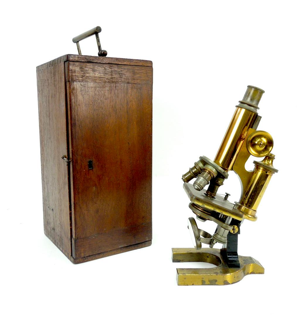 C. Reichert Wien Austria Microscope. (1 of 5)