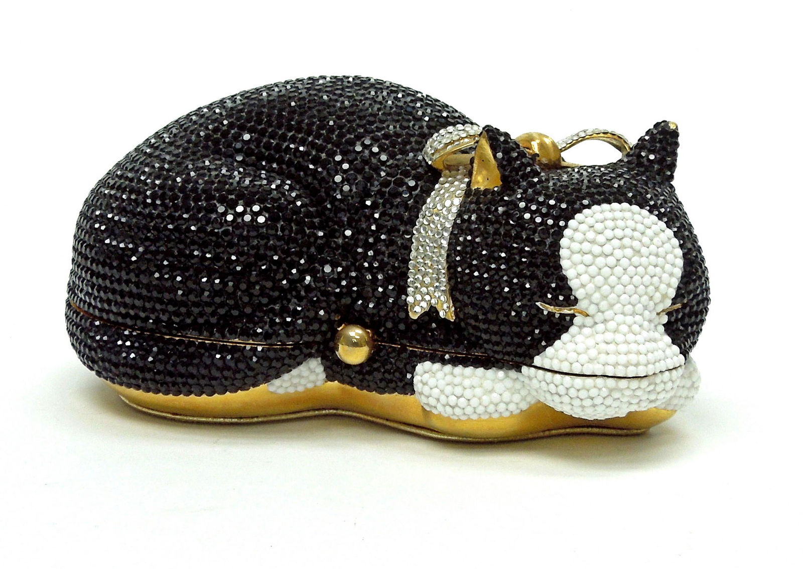 Judith Leiber Minaudiere Cat Clutch. (1 of 10)