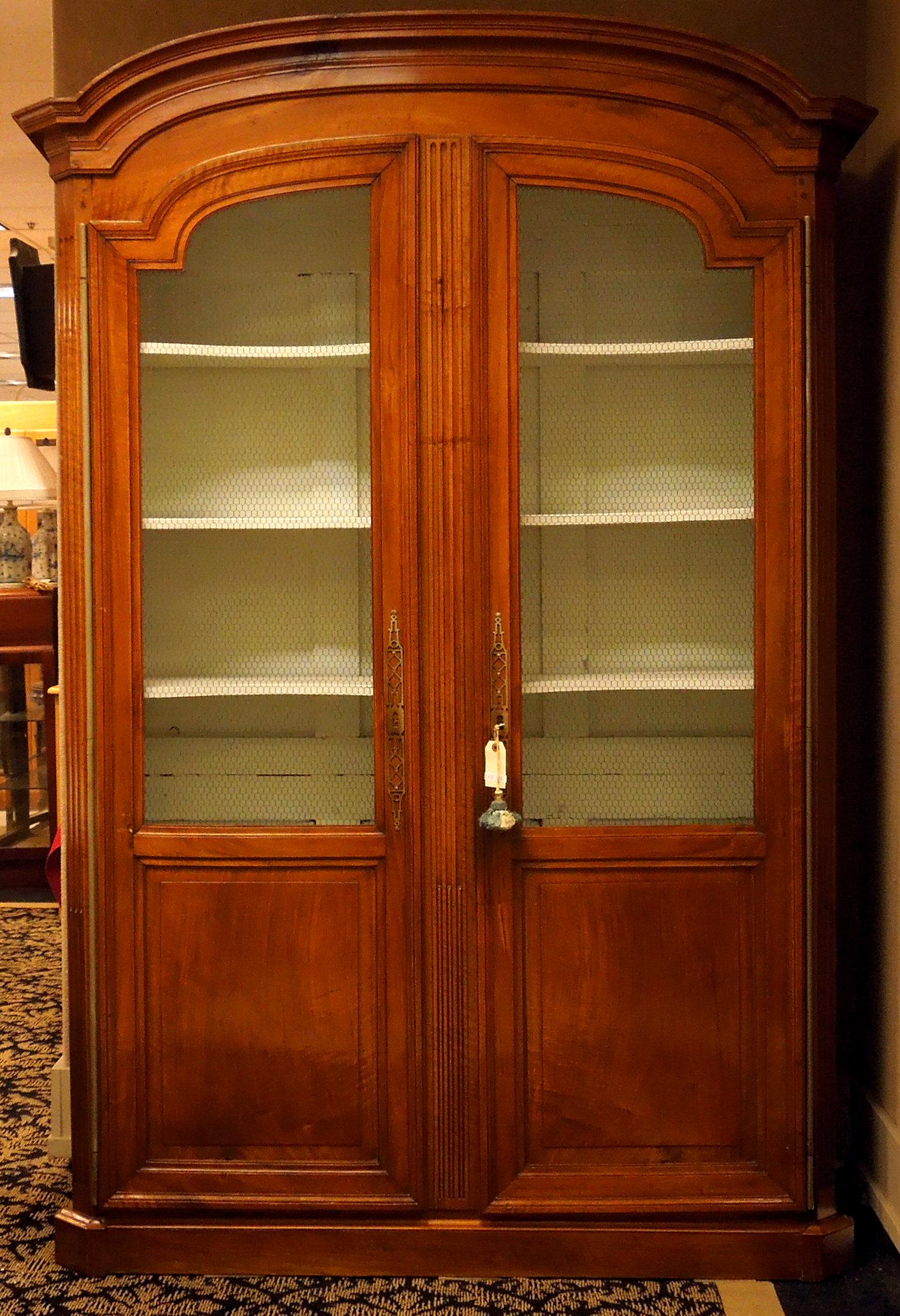 Continental Walnut Bibliotheque. (1 of 2)