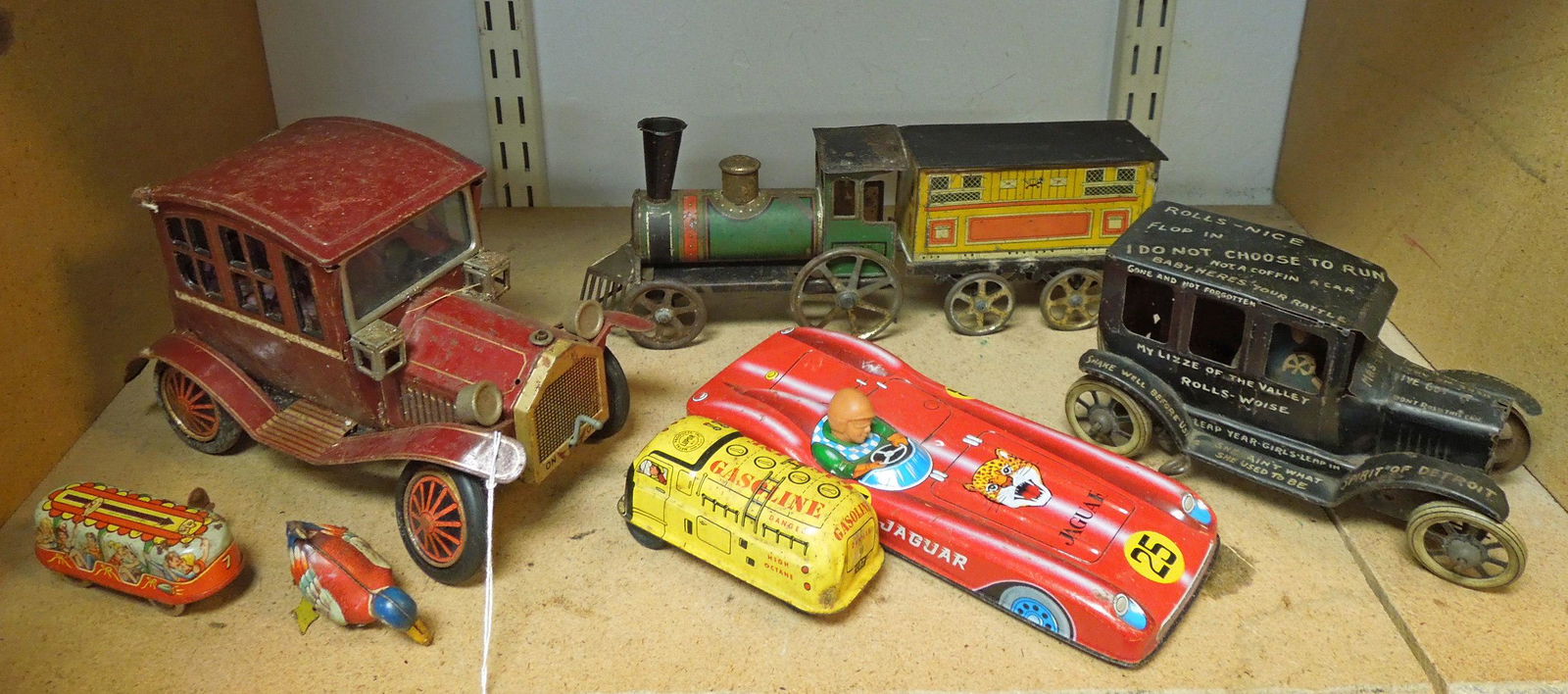 Group of Vintage Model Cars and Toys. (1 of 1)