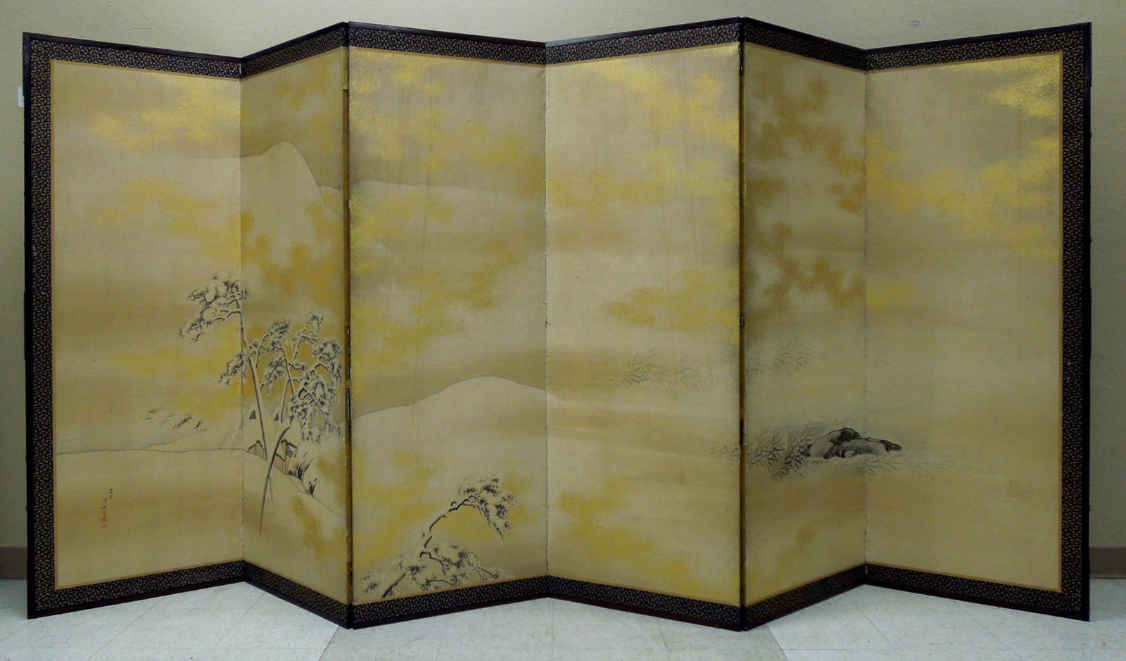 After Wang Hui, Six Panel Chinese Screen. (1 of 6)