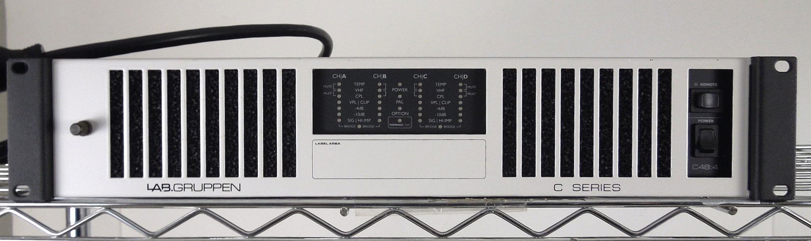 Lab Gruppen C 48:4 4800 Watt 4-Channel Amplifier. (1 of 1)