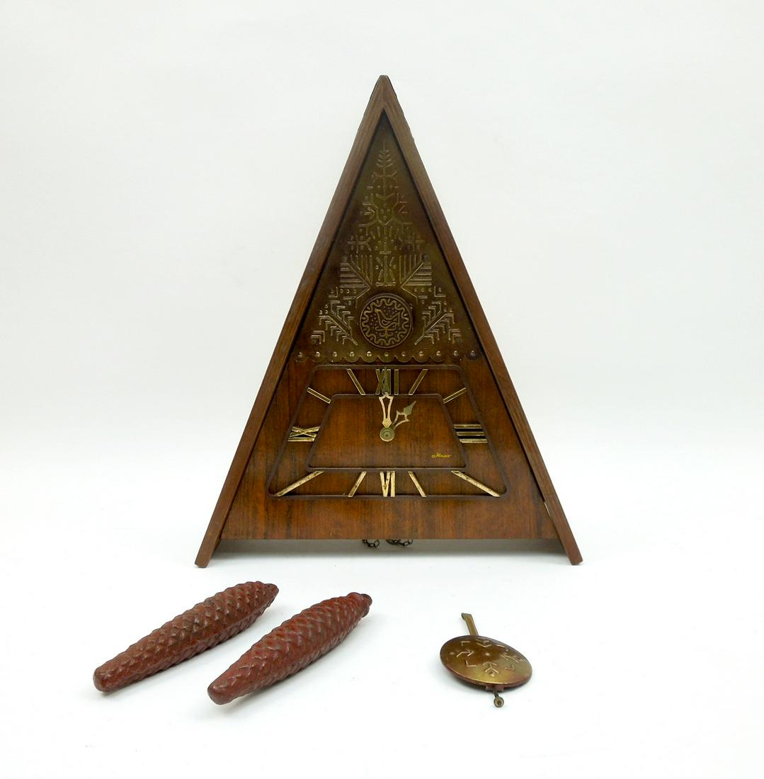 Russian Vintage "Mayak" Triangular Cuckoo Clock. (1 of 6)