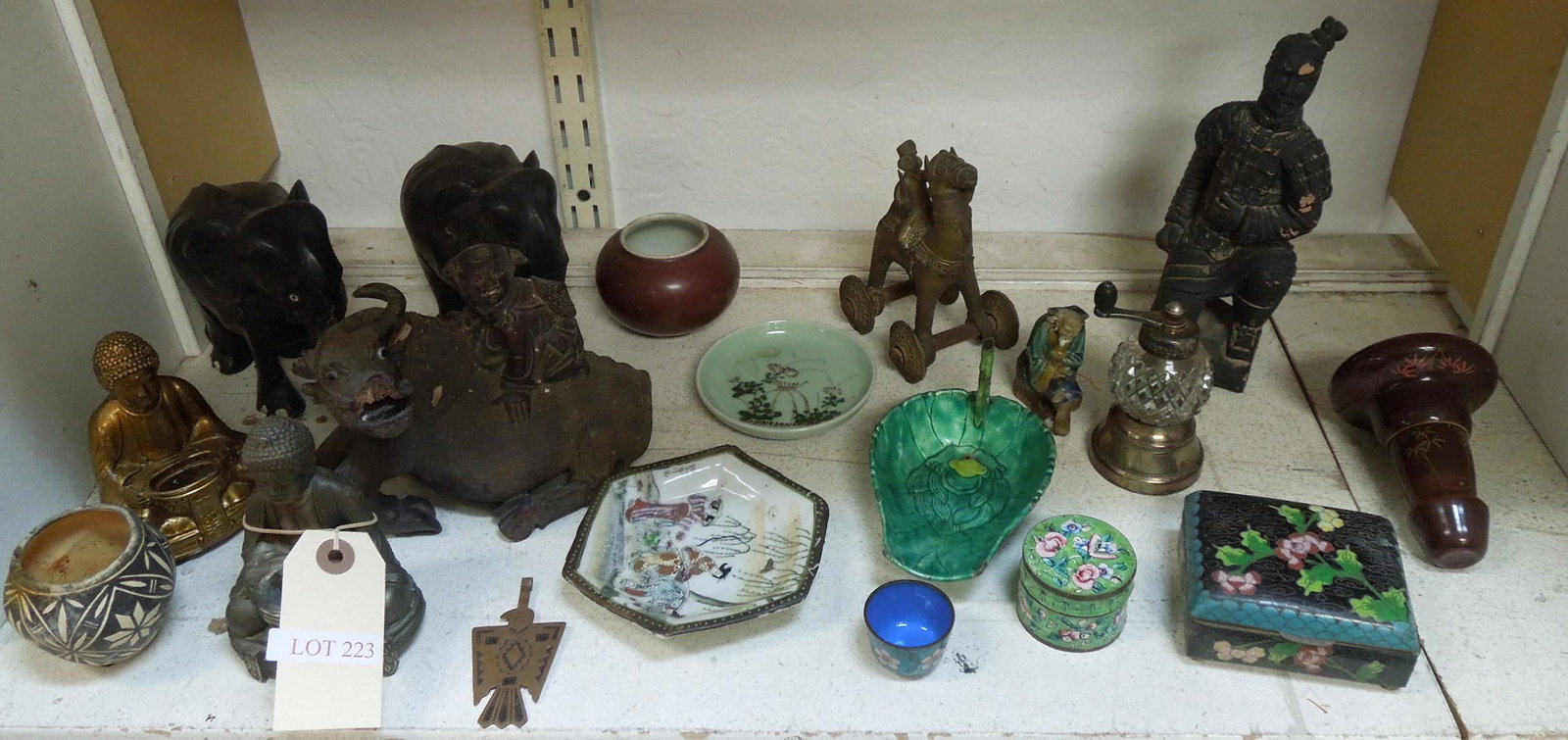 Group of Metalware and Cloisonne Items. (1 of 1)