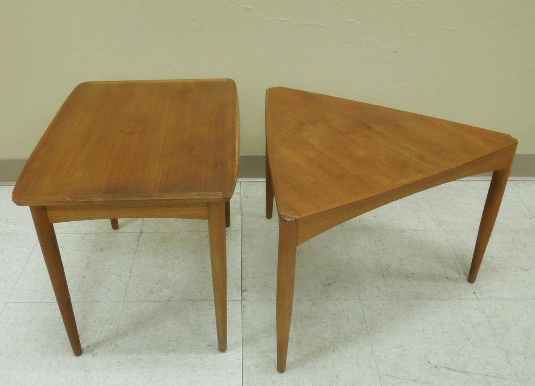 Two Mobelintarsia Danish Teak Side Tables. (1 of 5)