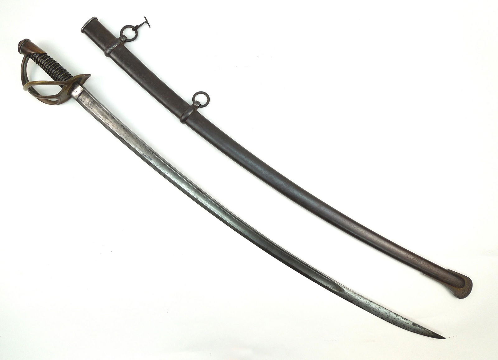 U.S. Model 1840 Cavalry Saber and Scabbard. (1 of 10)