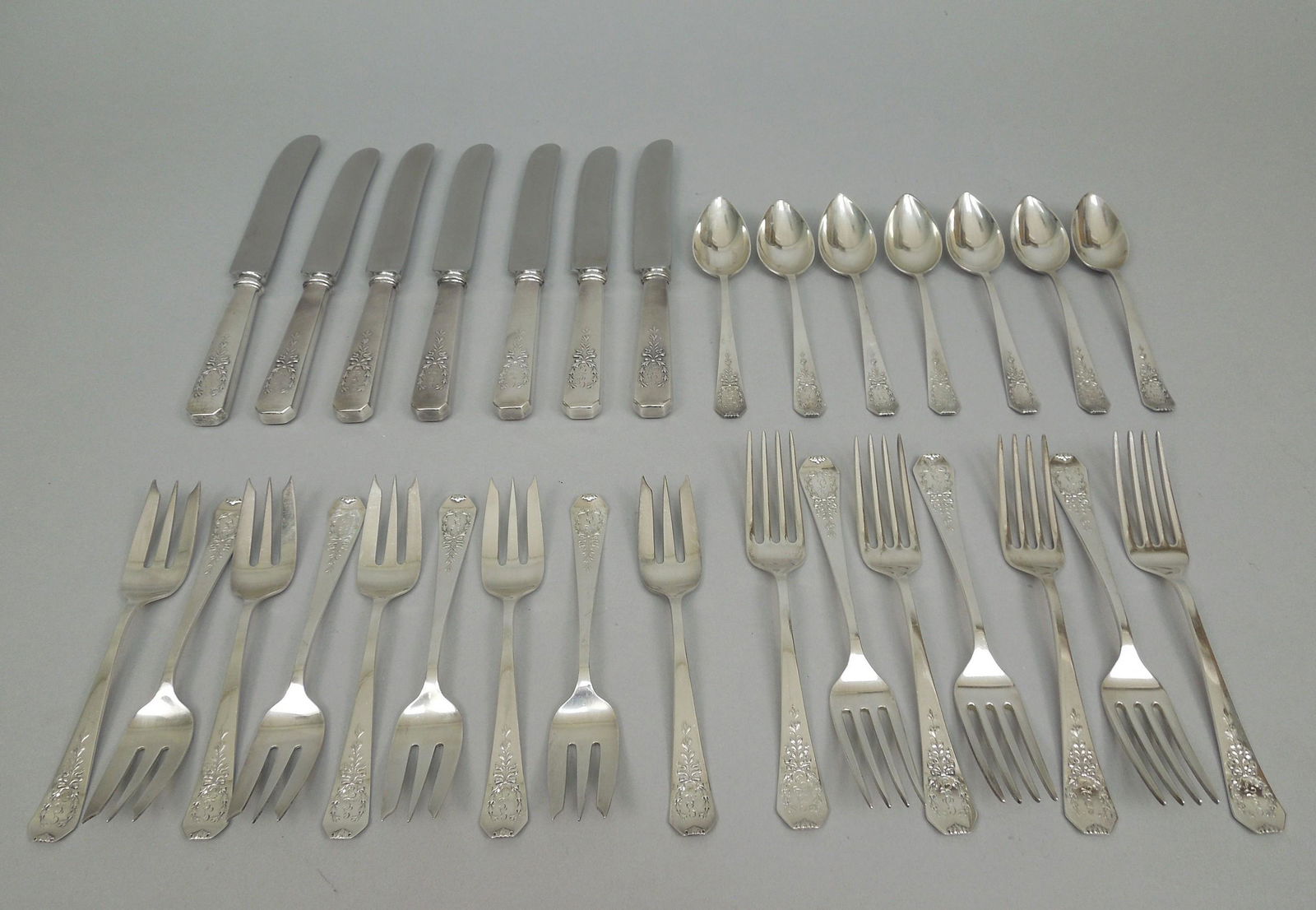 Sterling Silver Flatware, Madam Jumel Pattern, 30 Pcs. (1 of 1)