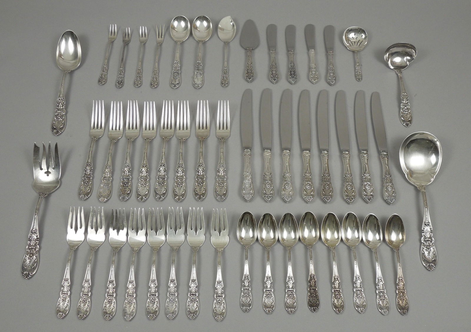 International Sterling Silver Richelieu Flatware, 49 (1 of 3)
