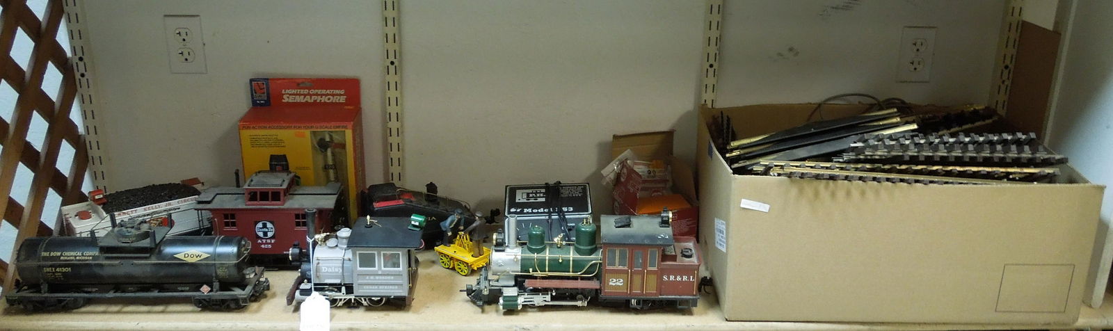 Group of Large Scale Trains & Track. (1 of 1)