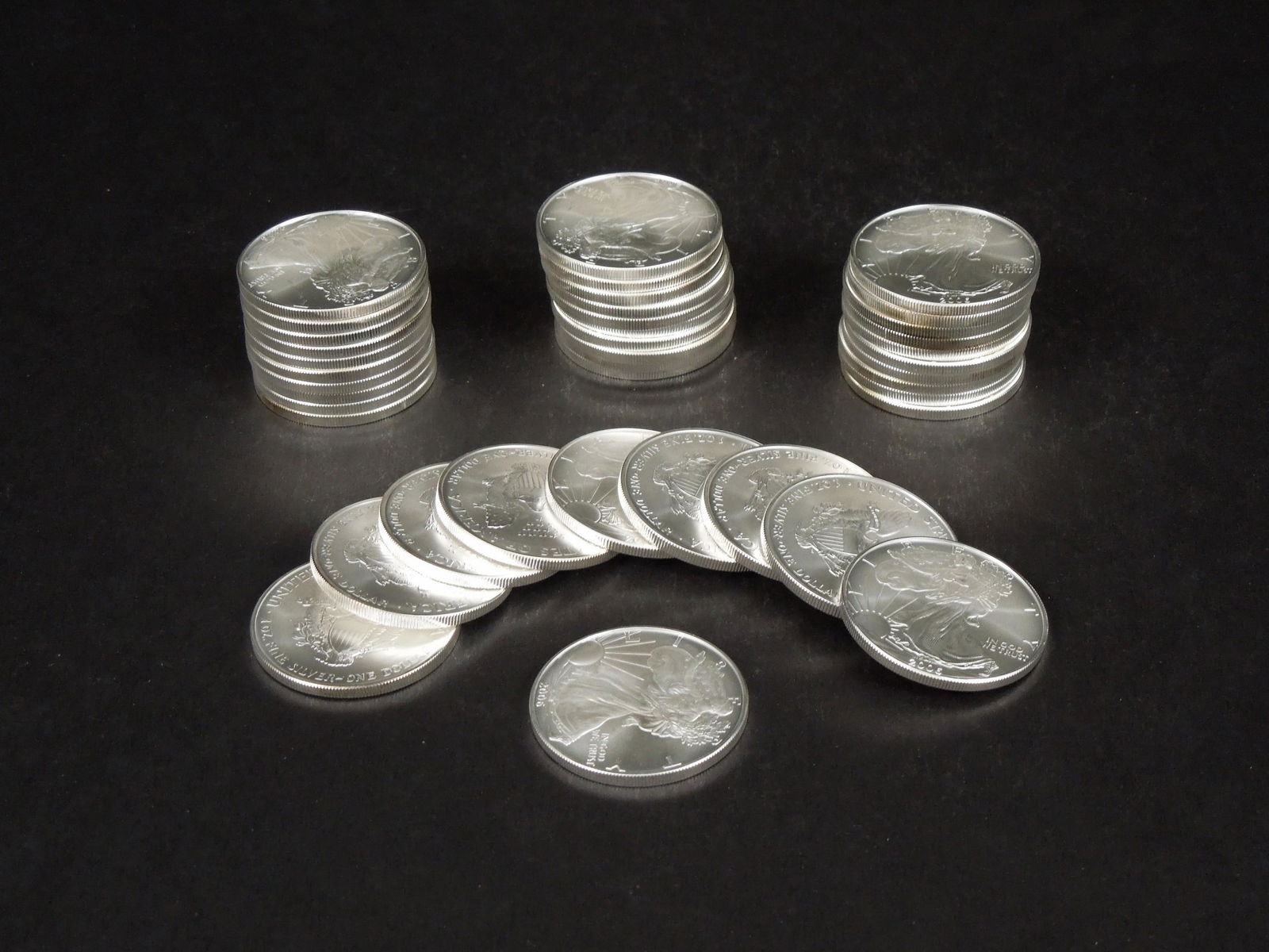 (40) American Eagle Silver Dollars. (1 of 1)