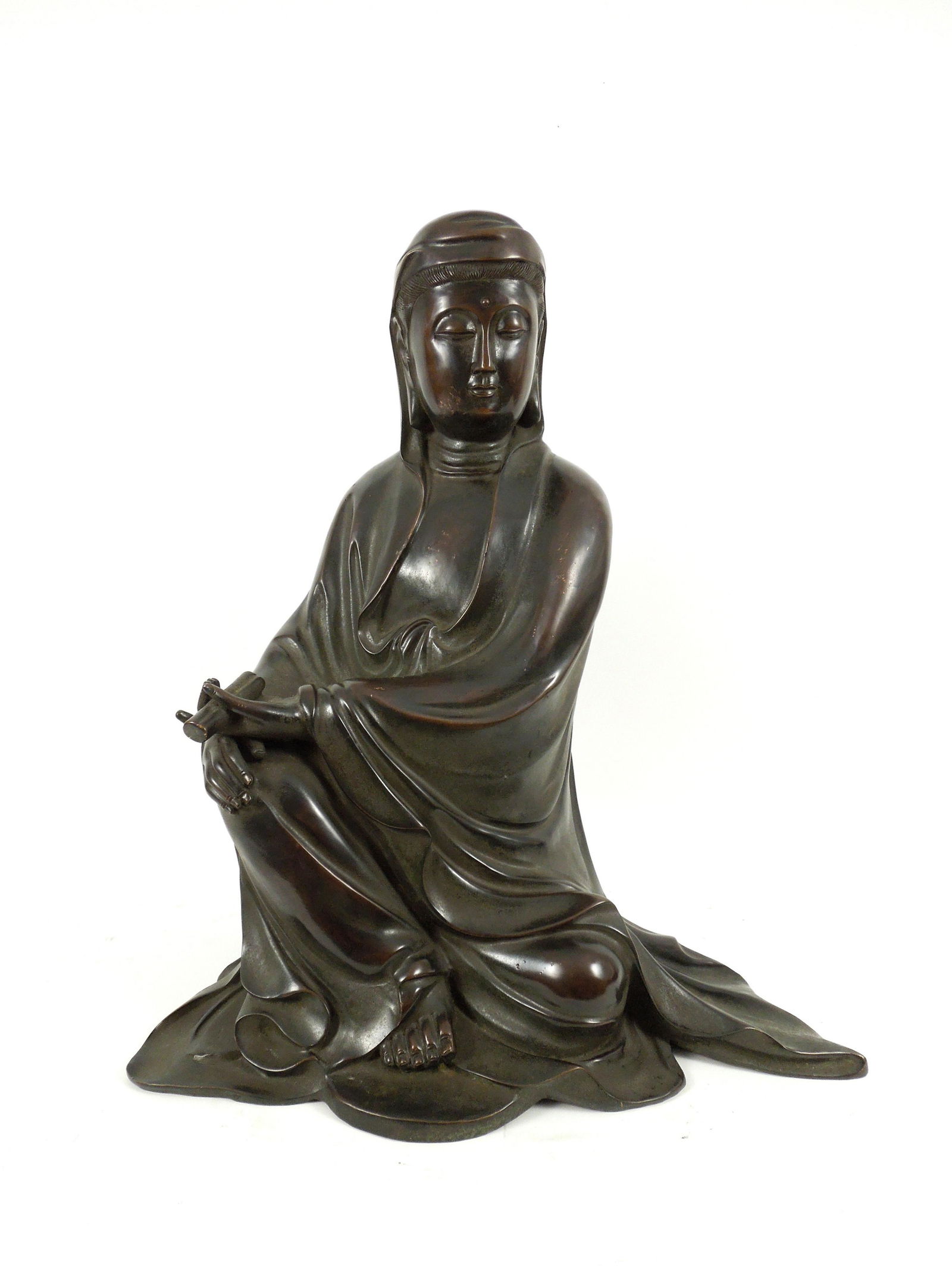 Chinese Bronze Buddha Sculpture, 20th C. (1 of 6)