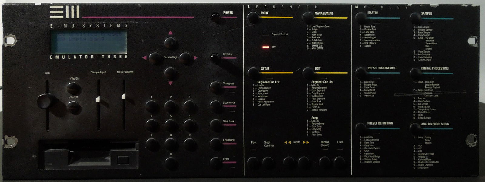 E-mu Emulator III Digital Sampling Synthesizer. (1 of 4)