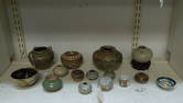 Group of Ceramic Bowls and miniatures.