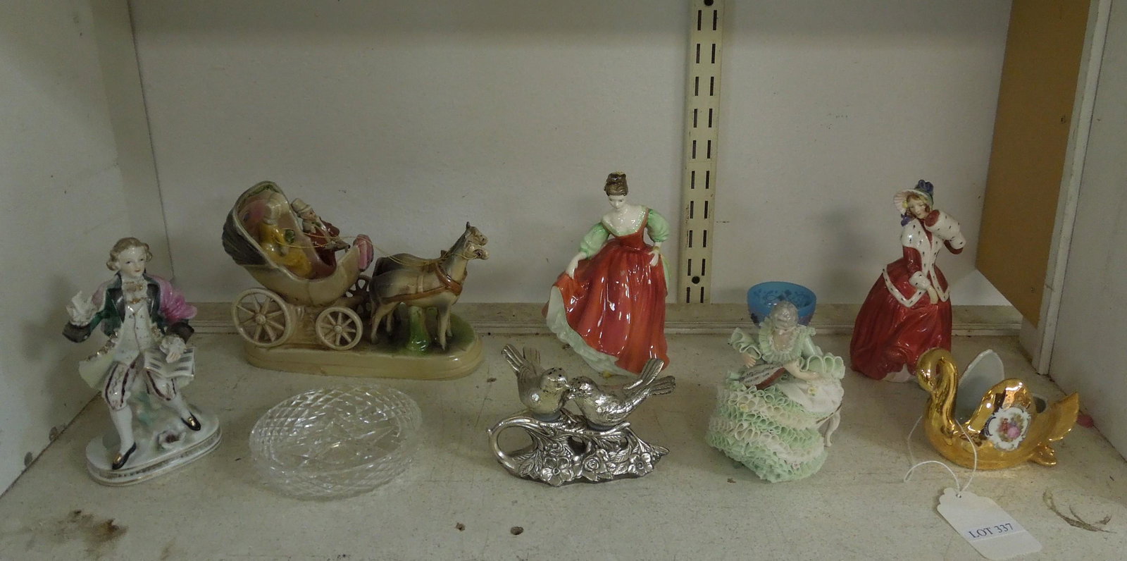 Group of Porcelain Figurines. (1 of 1)
