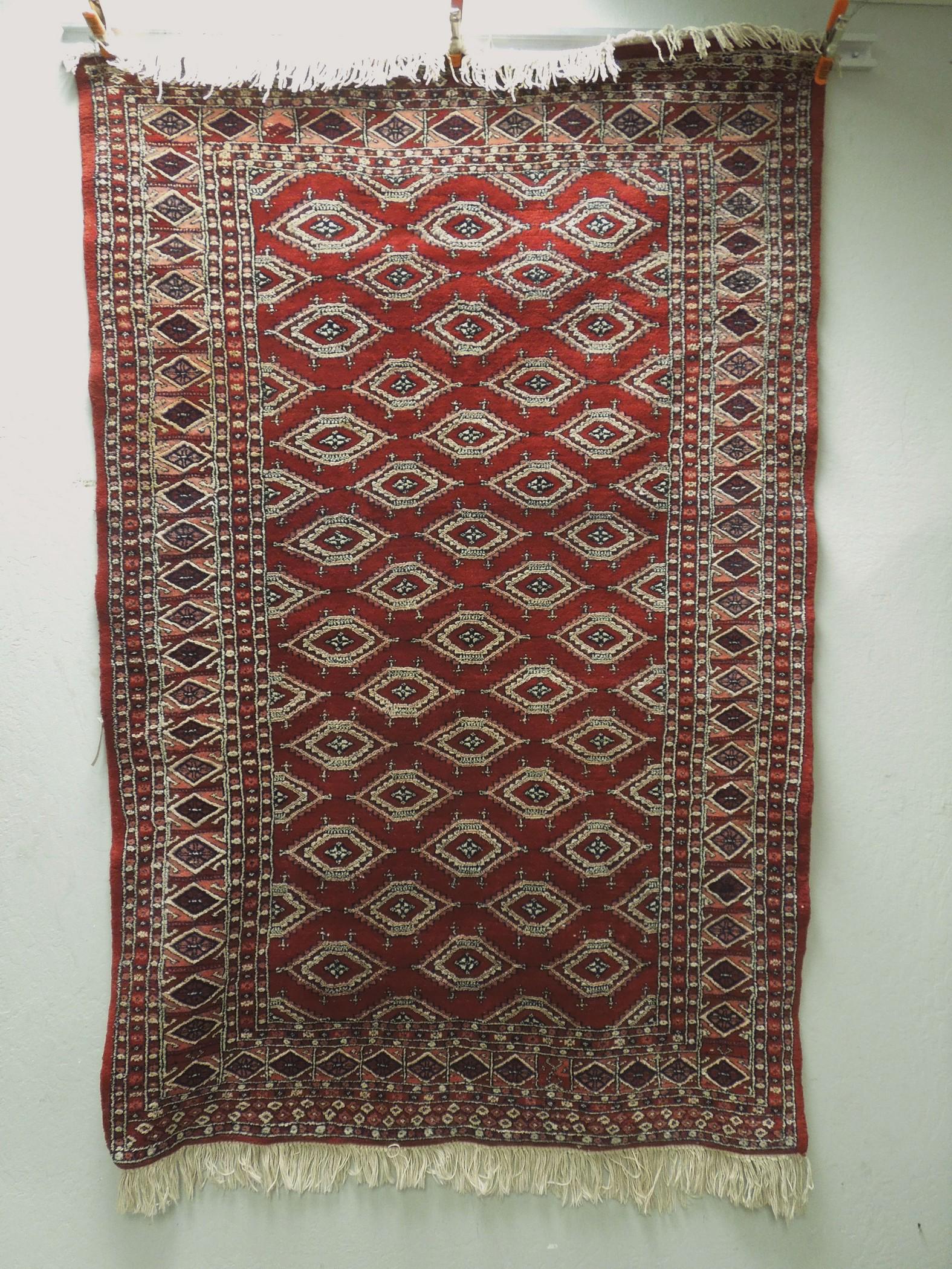 Bokhara Hand Knotted Wool Rug. (1 of 1)