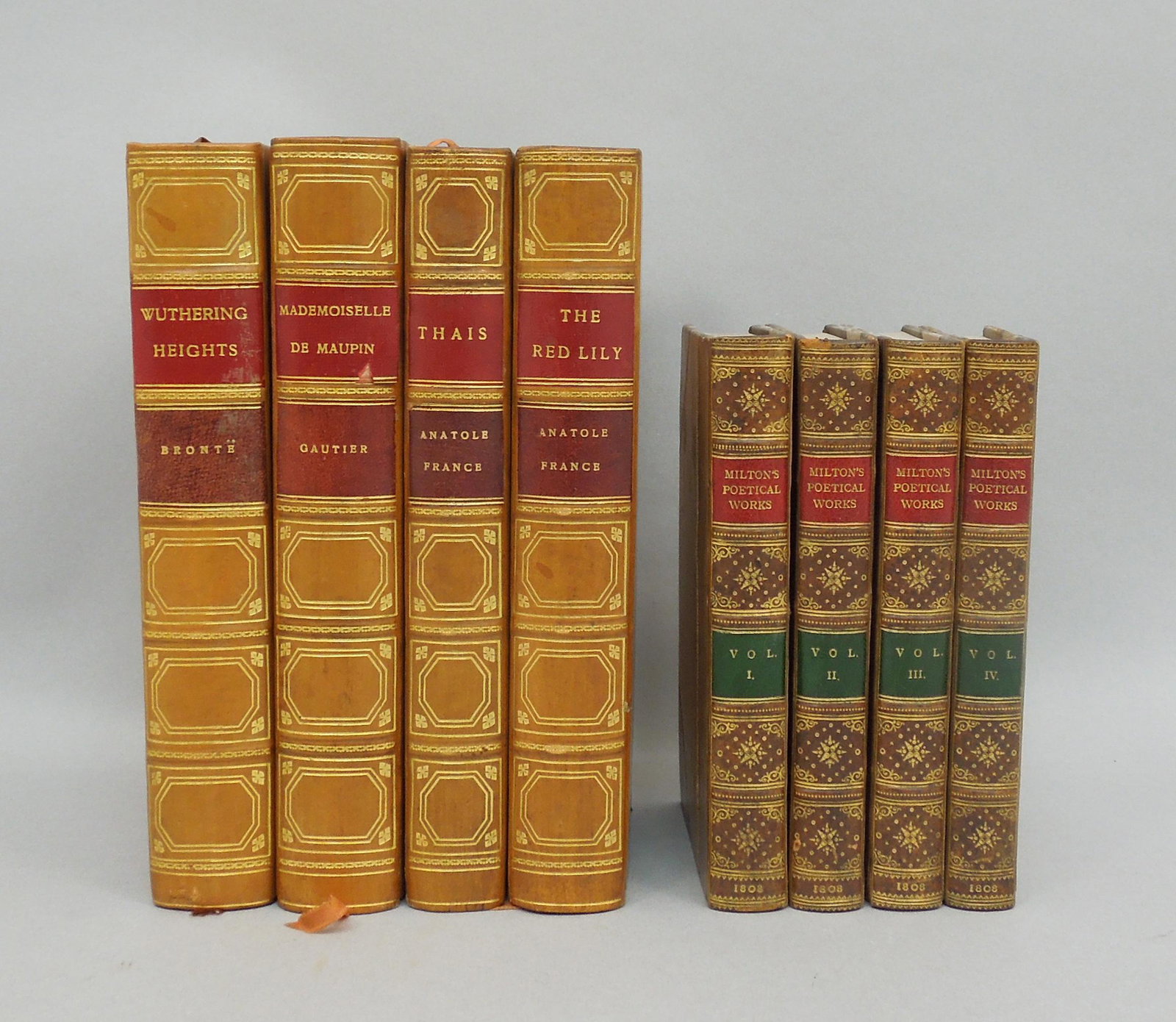 (8) Leather Bound Volumes, 1932 & 1808. (1 of 4)