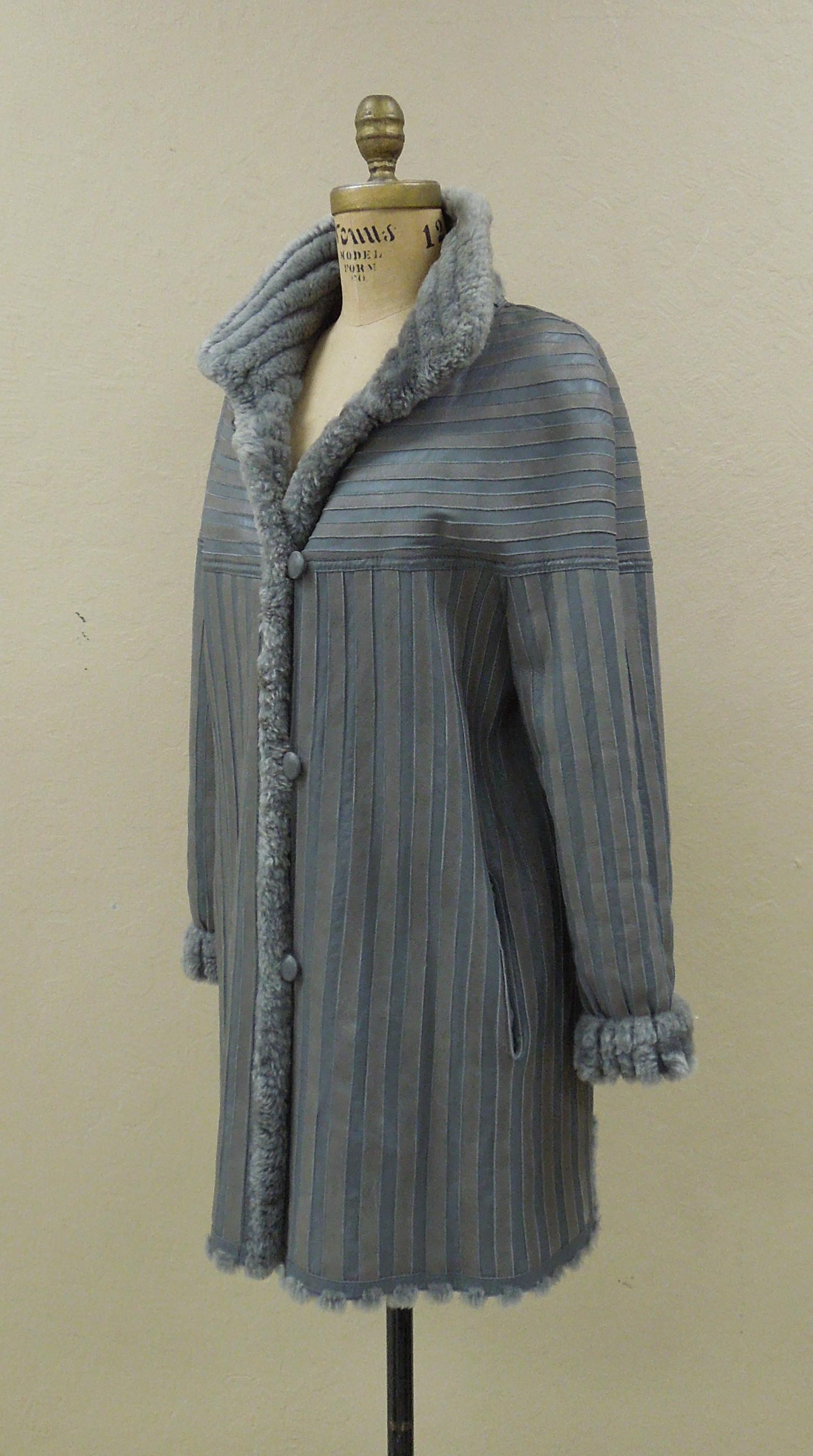 Tarja Niskanen Leather & Fur Reversible Jacket. (1 of 6)