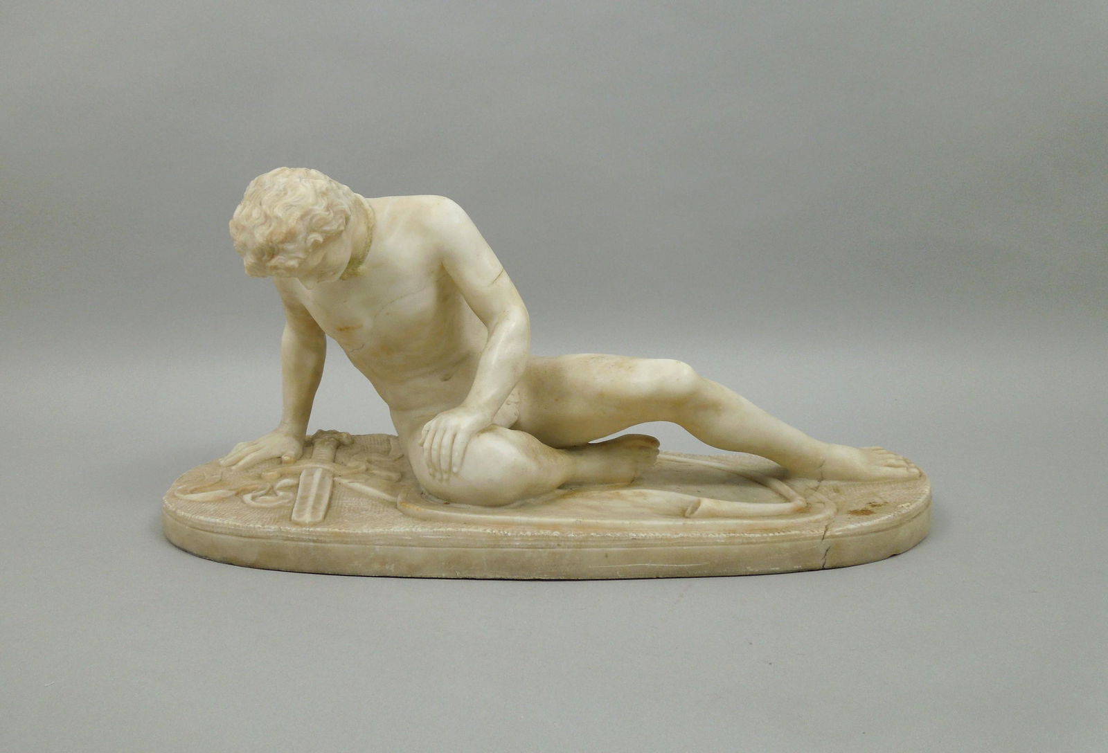 Alabaster Sculpture, The Dying Gaul. (1 of 5)