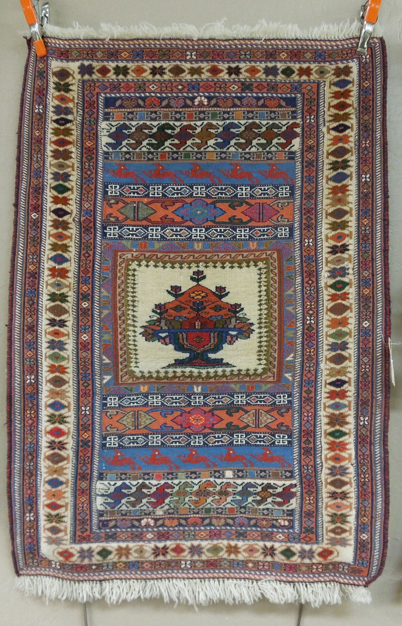 Oriental Hand Knotted Prayer Rug. (1 of 2)