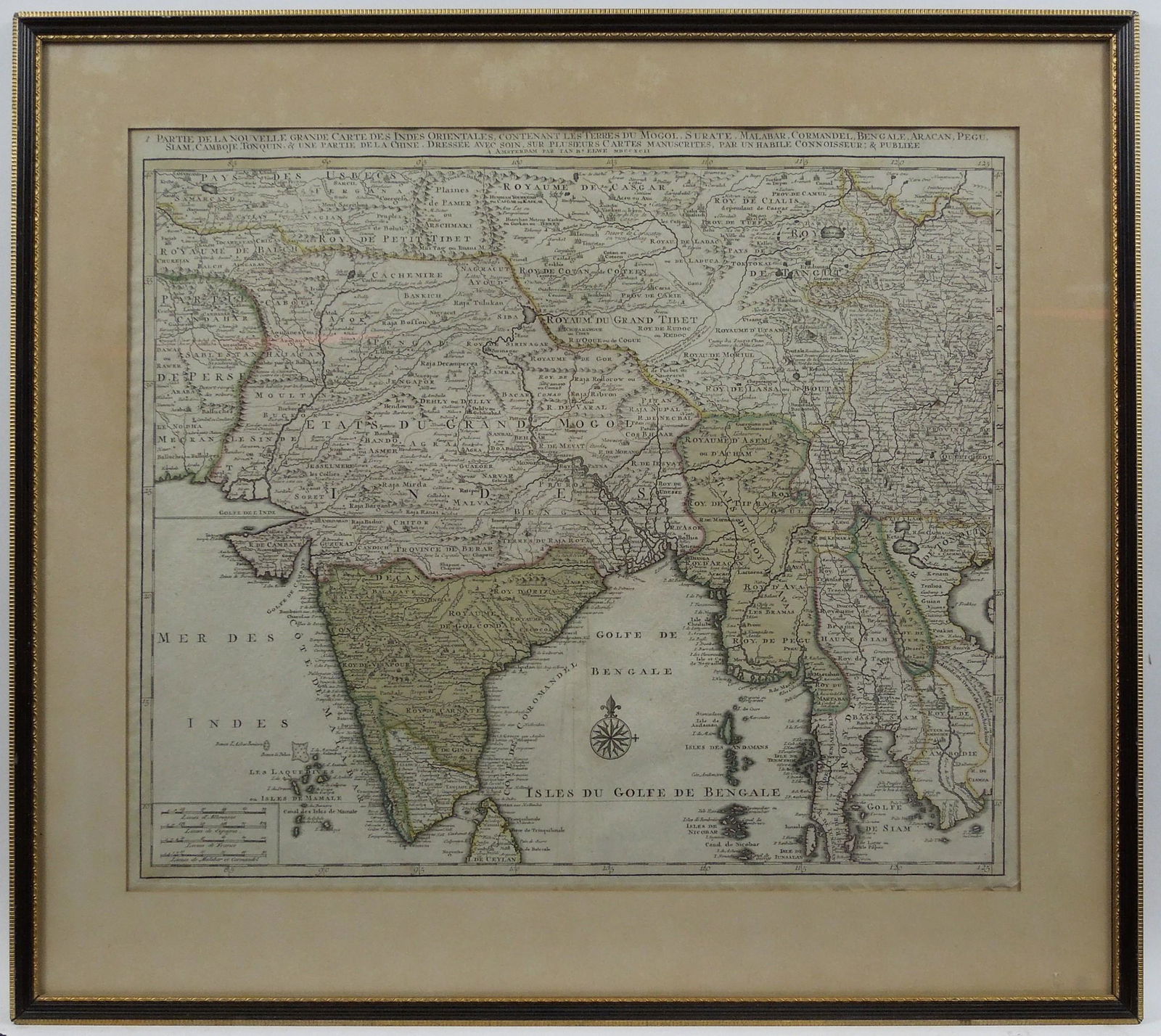Map, Carte Des Indes Orientales, 1792. (1 of 2)