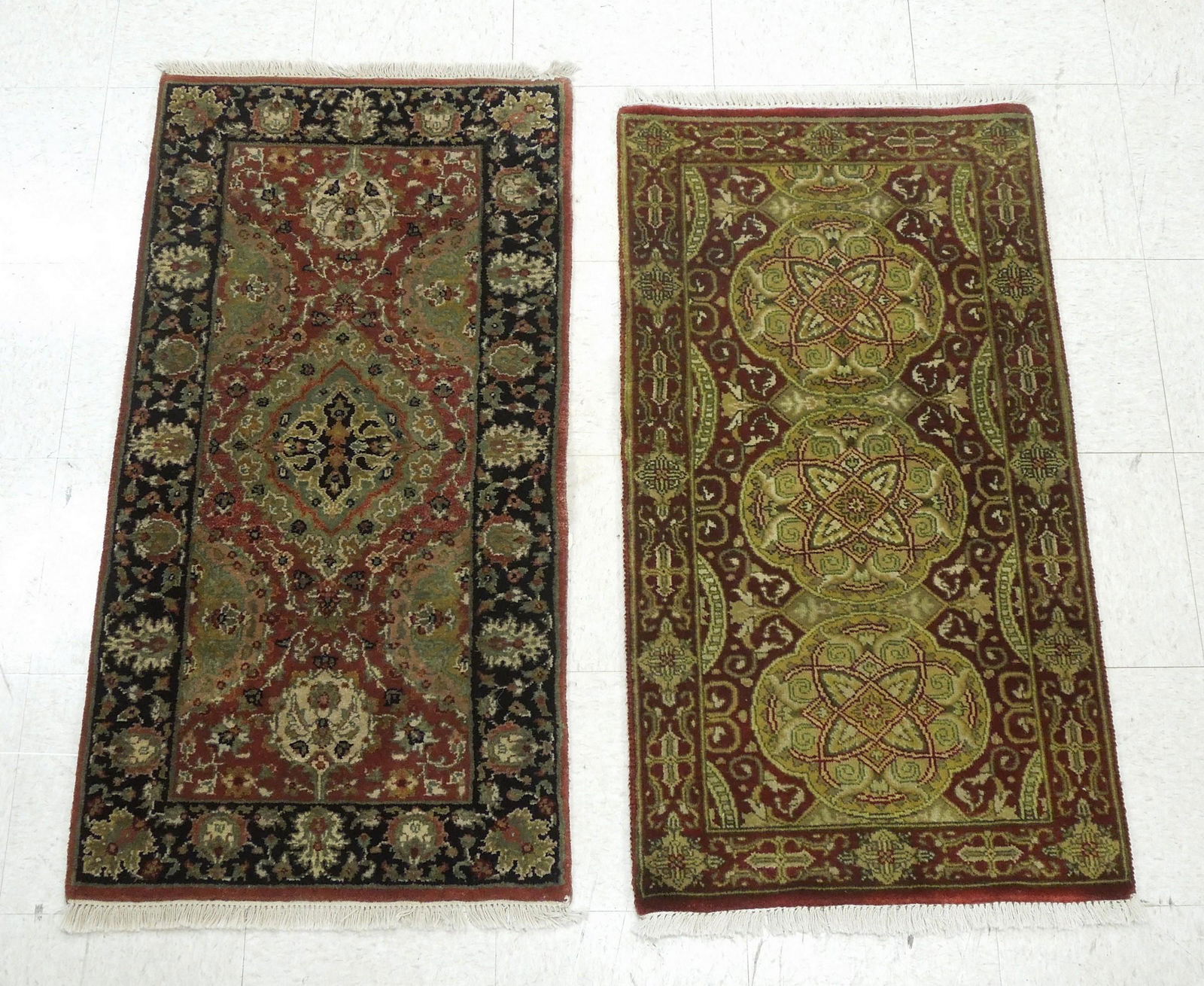 (2) Small Contemporary Wool Rugs. (1 of 1)