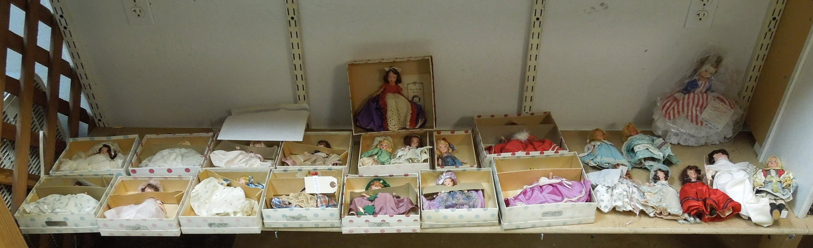 Group of Nancy Ann Storybook Dolls.: Group of (21) Nancy Ann storybook dolls and (3) other dolls.