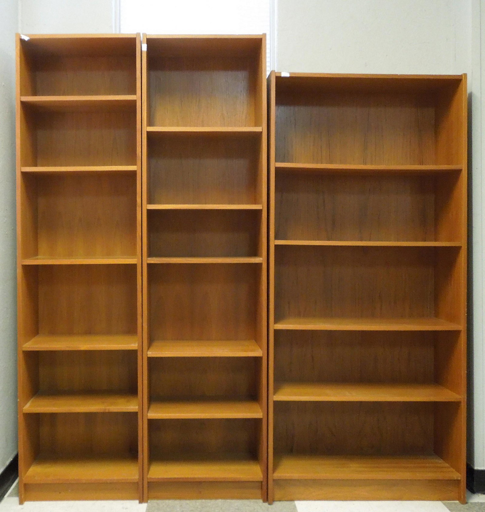 (3) Danish Teak Bookshelves. (1 of 1)