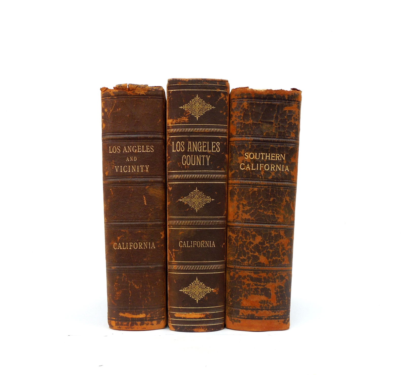 (3) Leather Bound Volumes, History of Southern (1 of 4)