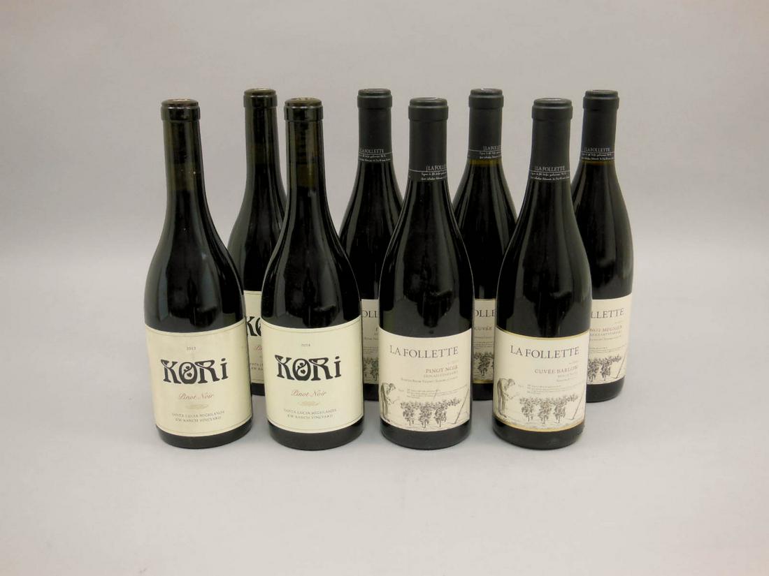 (5) Bottles of La Folletee & (3) Bottles of Kori Pinot (1 of 1)
