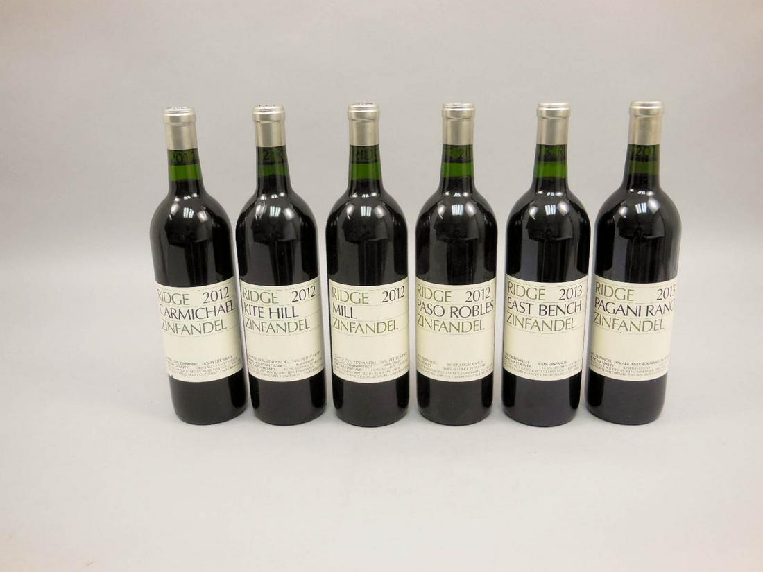 (6) Bottles of Ridge Zinfandel. (1 of 1)