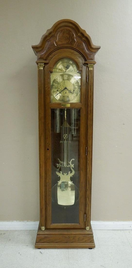 Howard Miller Tall Case Clock, Mid 20th C. (0220) on Feb 26, 2022 D