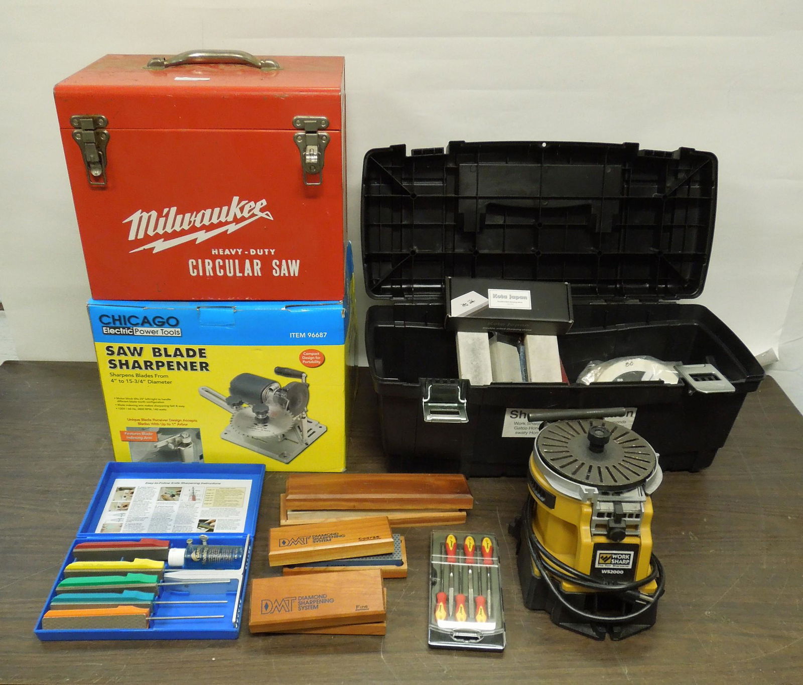 Group Of Power Tools And Sharpeners. (1 of 9)