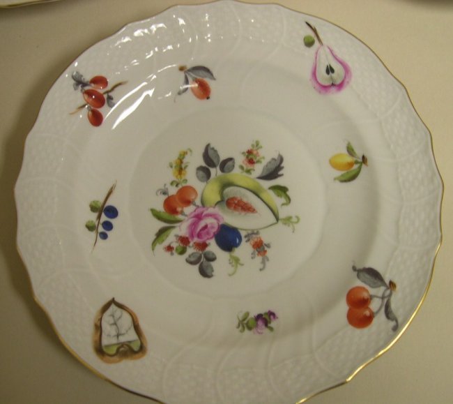 Herend Hungary Hand Painted Plates Herend Hungary Hand Painted Plates
